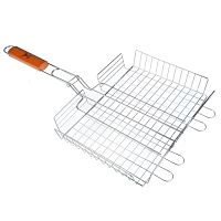 Решетка-гриль GRILLBOOM хром 23x29x6 см (104-028)