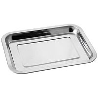 Поднос 26x19x1,5 см Mallony Domestico из нержавеющей стали арт.108942