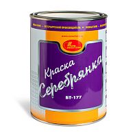 Краска БТ-177 Новбытхим серебристая 1 л (12шт)