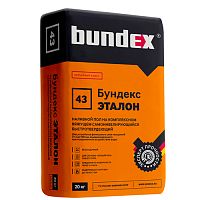 Наливной пол Bundex Эталон гипсовый, 20кг (1поддон-64т)