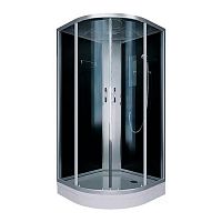 Душевая кабина ERLIT ER3510P-C2-RUS 1000*1000*2150 тонированное стекло, низкий поддон, Россия