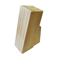 Подставка для набора ножей Regent Linea Block (сосна) 93-WB2-5S.1