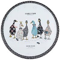 Поднос сервировочный agness "Family farm" 33*2,1 см 898-224