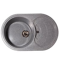 Мойка GranAlliance G-31 (770х500мм) графит с сифоном