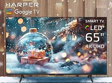 HARPER 65Q770TS 4K UHD SMART TV GOOGLE БЕЗРАМОЧНЫЙ