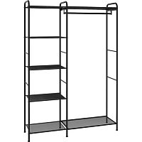 Гардеробная система Валенсия 1 (VALENCIA 1 clothes rack) Черный ЗМИ ГСВ1