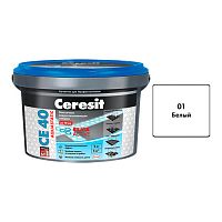 Затирка ЦЕРЕЗИТ СЕ40/1 №01 Белая (1кг) 2780260