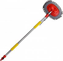 CLIM ART CA-SB-09 ТЕЛЕСКОПИЧЕСКАЯ С КРАНОМ, ЩЕТКОЙ ИЗ МИКРОФИБРЫ 25СМ 100-170СМ (CLA00179)