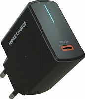 MORE CHOICE (4610196409936) NC60 1USB-C 3.0A PD 20W БЫСТРАЯ ЗАРЯДКА BLACK