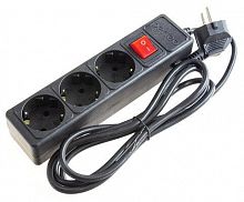 PERFEO (PF_A4664) "POWER+" - 3 РОЗ - 1,8М - ЧЕРНЫЙ
