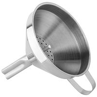 Воронка с фильтром 10,5x13x10,5 см Mallony Domestico из нержавеющей стали арт.108959