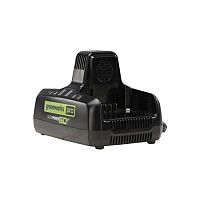 Зарядное устройство Greenworks 60V, для двух аккумуляторов, быстрая зарядка (2954407)