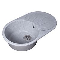 Мойка GranAlliance G-32 (740х460мм) серая с сифоном