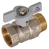 Кран шаровой СТМ СТАНДАРТ для воды 1" г/ш бабочка СWFMB001 (60 шт)