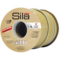 Уплотнитель самоклеящийся SILA Home P 100 9х5,5 мм белый