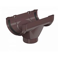 Воронка жёлоба ТехноНиколь Оптима Темно-коричневый (D120/80) 128159