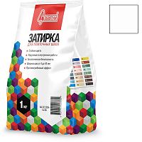 Затирка Старатели для плиточных швов белая 1 кг