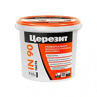 Шпатлевка финишная Церезит IN 90 PASTA готовая Супербелая 5 кг 3050195