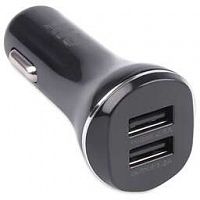 AVS A07281S USB 2 ПОРТА UC-322 (2,4А, ЧЕРНЫЙ) (BLACK EDITION)