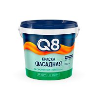 Краска ВД фасадная Formula Q8 белоснежная 1,4 кг