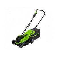 Газонокосилка аккумуляторная Greenworks GD24LM33K2 24V, АКБ 2А.ч и ЗУ (2516107UA)