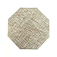 Салфетка декоративная Daniks Y4-5449 полимер, 38х38 см, круглая (407673)