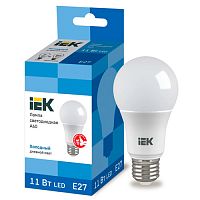Лампа светодиодная IEK ECO A60 шар 11Вт 230В 6500К E27 LLE-A60-11-230-65-E27