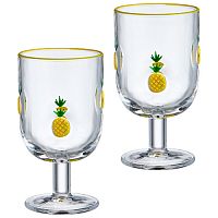 Набор бокалов для вина 2 шт 350 мл Lefard Fruity pineapple стекло 685-137