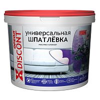 Шпатлевка маслянно-клеевая Ореол Дисконт для внутренних работ 1,5 кг (7148)
