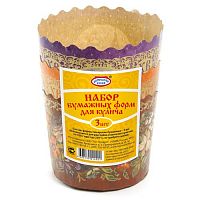 Набор Бумажные формы для кулича 3 штуки 124*90 hk47339 г. Москва