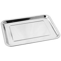 Поднос 35x26x2 см Mallony Domestico из нержавеющей стали арт.108943