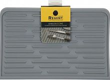 Складной коврик для сушки посуды 40х30 см (20х30см) Regent Linea Silicone арт.74-001