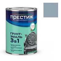 Грунт-эмаль по ржавчине Престиж серый 0,9 кг