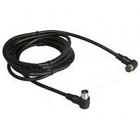 REXANT (18-0014) TV PLUG-TV JACK 3М УГЛОВОЙ, ЧЕРНЫЙ