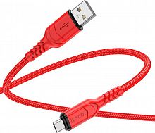 HOCO (6931474794093) X59M USB 2.4A MICROUSB 2М КРАСНЫЙ