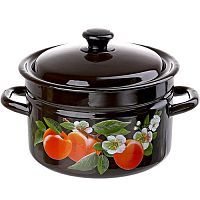 Кастрюля 41804-182/6 6,0л КМЗ (корич) по 4 шт
