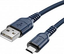 HOCO (6931474794109) X59M USB 2.4A MICROUSB 2М ГОЛУБОЙ