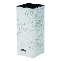 Подставка для ножей Lara White LR05-106 квадрат слоты