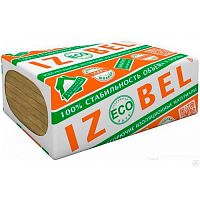 Минвата из Базальта IZOBEL Л-25 (1200х600х100)4шт (0,288м3) компрессия 40% плотн.25кг/м3
