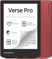 POCKETBOOK 634 VERSE PRO PASSION RED (PB634-3-WW)