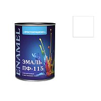 Эмаль Простокрашено белый БАУ 0,8 кг (8005)
