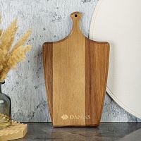 Доска разделочная Daniks CB36925A акация, 25.5х15х1.6 см, прямоугольная, (480443)