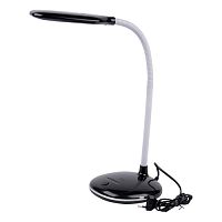 TLD-561 Black/LED/450Lm/4500K Светильник настольный, 7W. Механический выключатель. Черный. ТМ Uniel