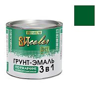 Грунт-эмаль по ржавчине 3 в 1 ВИТcolor зеленая 2,6 кг