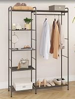 ЗМИ ГАРДЕРОБНАЯ СИСТЕМА ВАЛЕНСИЯ 1 (VALENCIA 1 CLOTHES RACK) (ГРАФИТ) ГСВ1 ГР