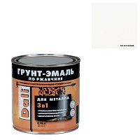 Грунт-эмаль по ржавчине DALI белый 0,75 л (20410)