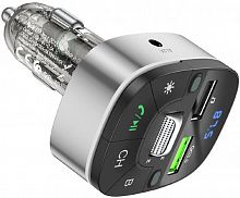 HOCO (6931474789075) E71 CRYSTAL TRANSPARENT DISCOVERY EDITION QC3.0 CAR BT FM ЧЕРНЫЙ