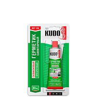 Герметик силиконовый KUDO KST-120 санитарный, прозрачный, в тюбике 85 мл.