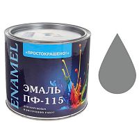 Грунт-эмаль по ржавчине 3 в 1 Простокрашено серый 2,7 кг (8786)