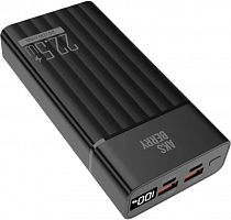 AKSBERRY (6900295650017) E202 RIFFLES PD22,5W 20000MAH (ЧЕРНЫЙ)